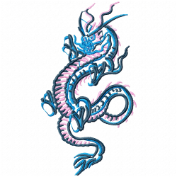 Dragoes Embroidery Design 3 Dragoes Embroidery Design 3